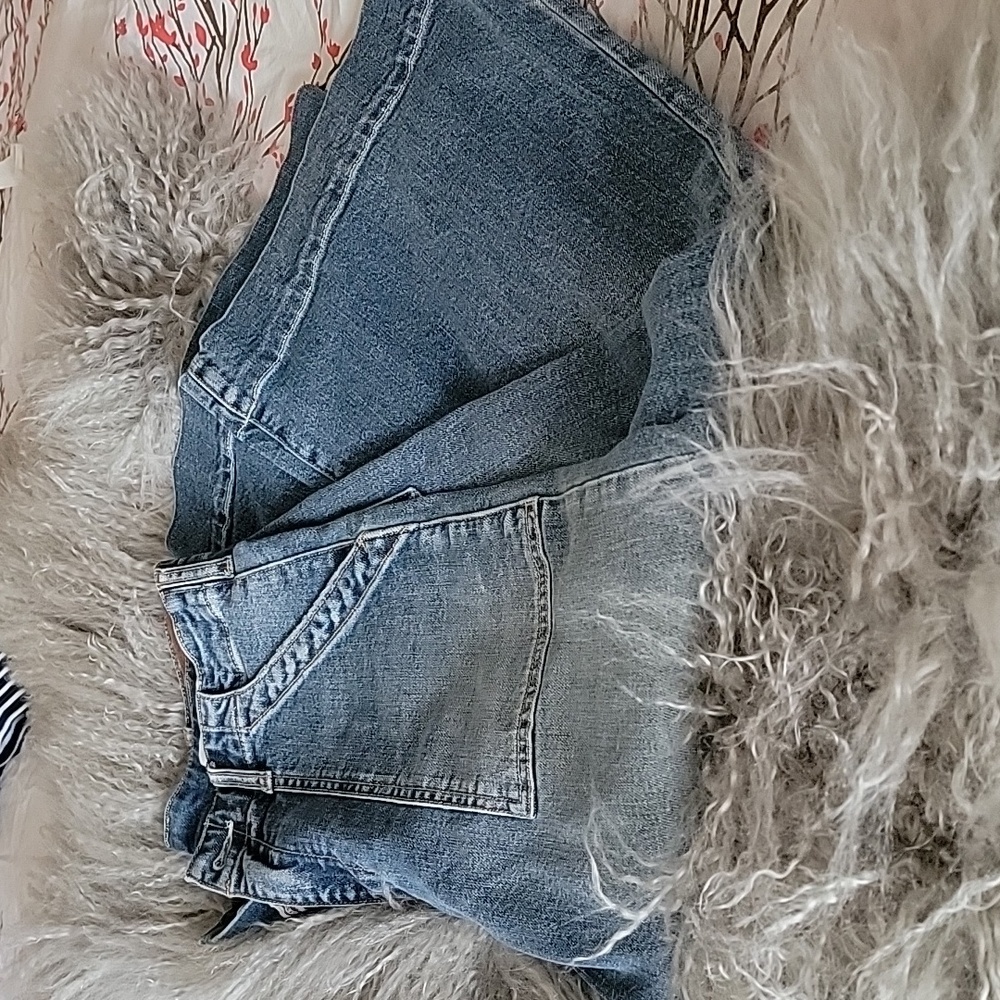 Pilcro and the Letterpress Cropped Wide leg jeans 27